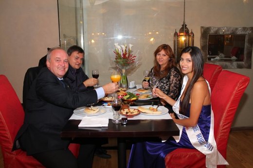 visit to Lebanese restaurant in Prague