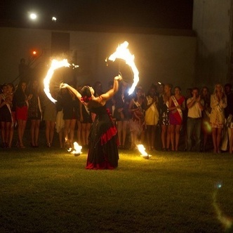 Fiery Zorro and the Czech Carmen at the castle Nový hrad Jimlín