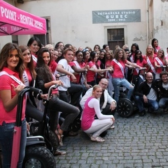 Graceful ride on Segways