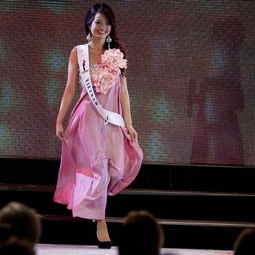 Fashion show during the final of Miss Princess