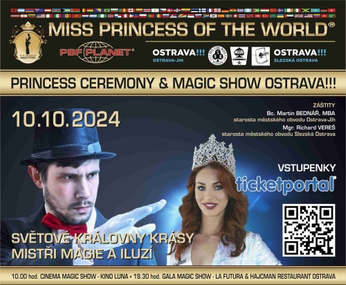 Zahajovací část světového finále MISS PRINCESS OF THE WORLD 2024