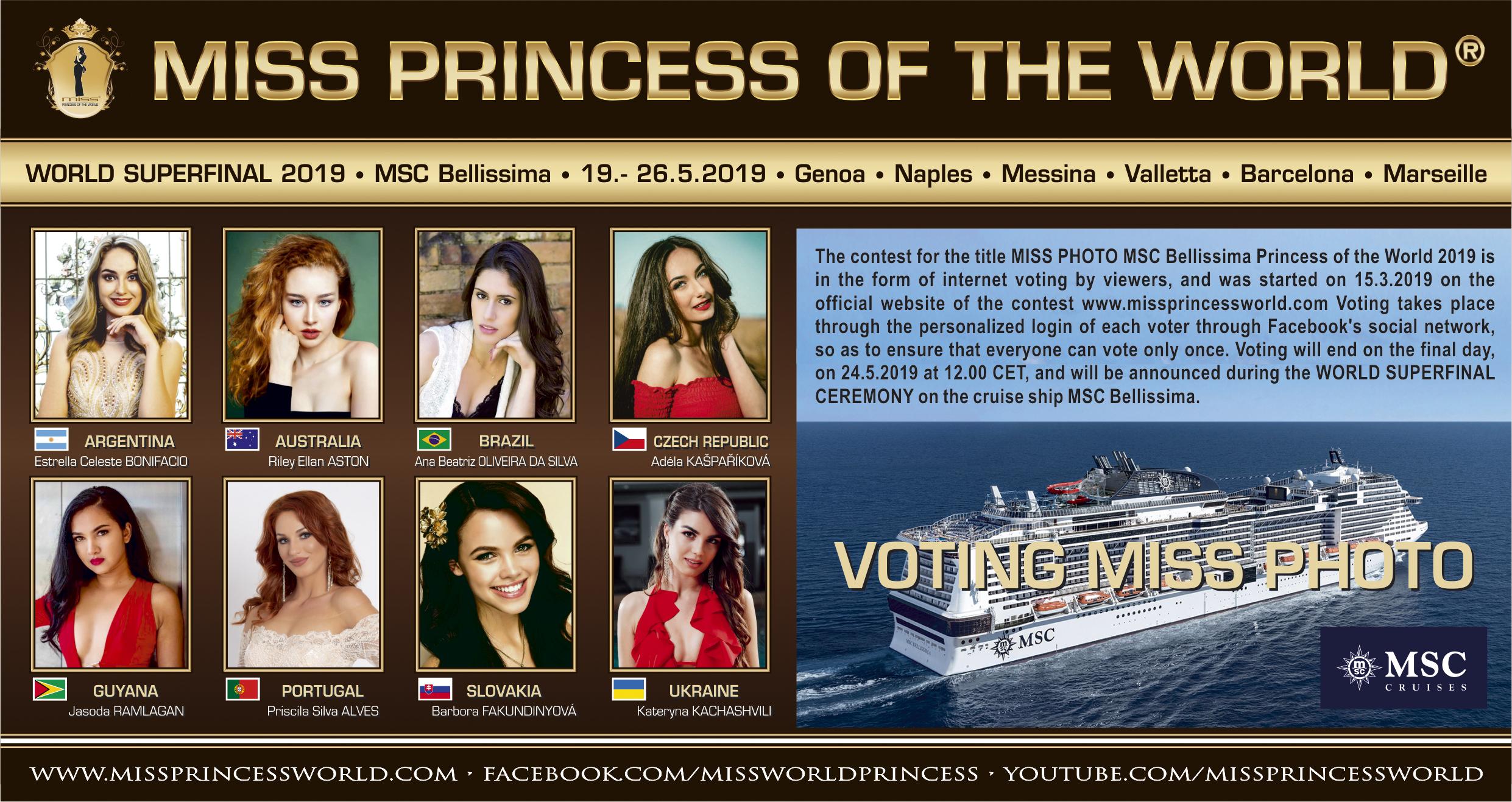 VOTING MISS PHOTO of Princess of the World 2019