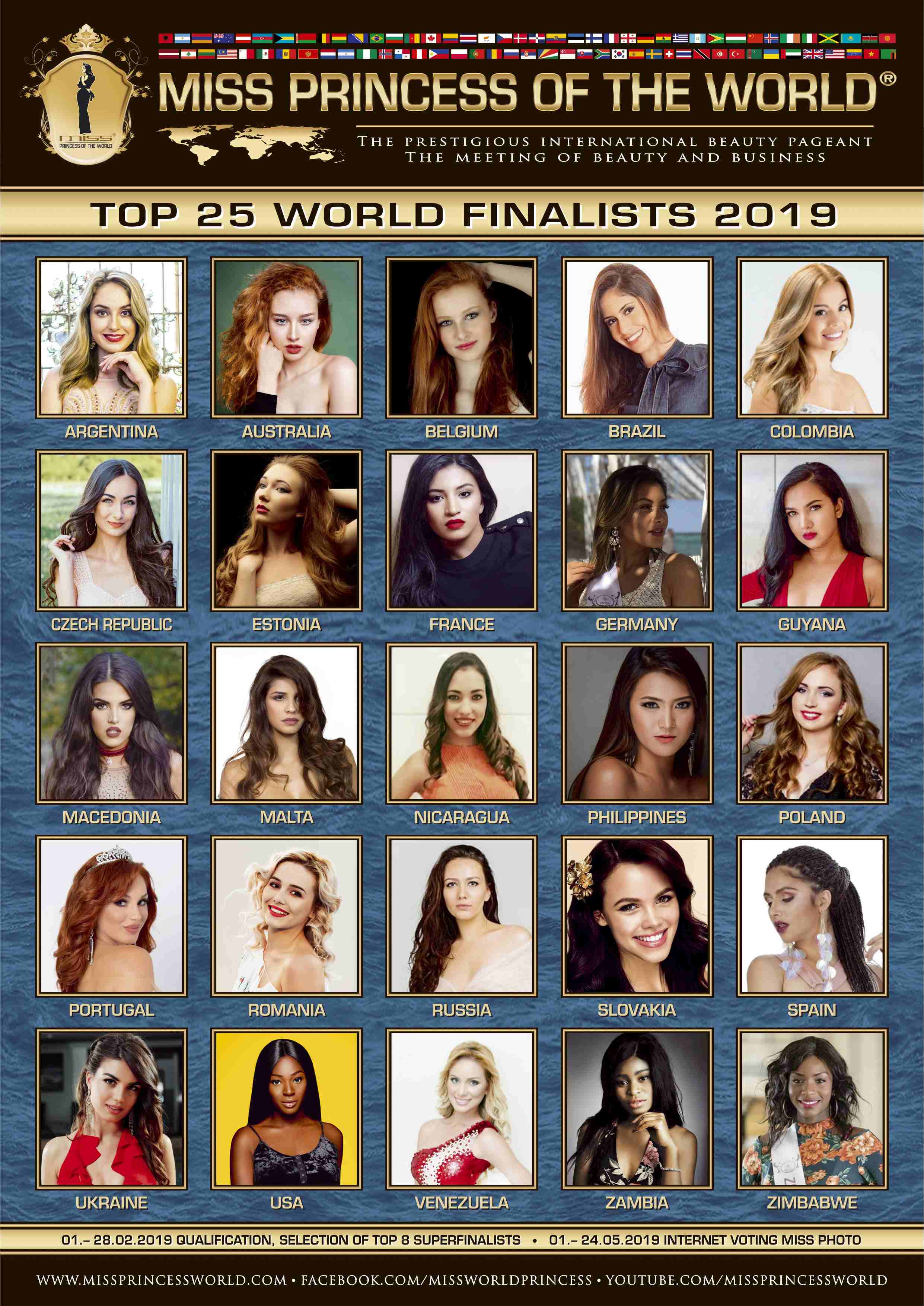 SELECTION OF TOP 25 WORLD FINALISTS 2019